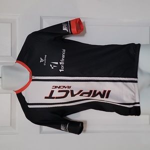 Cuore Impact Racing Cycling Jersey Men's Full Zip 3 PocketSize Large